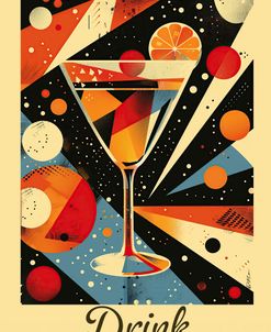 Vintage Abstract Drink Poster