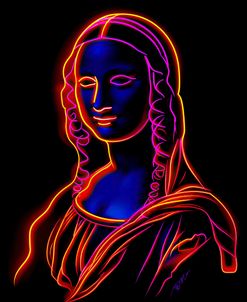 Neon Mona Lisa