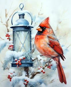 Winter Lanterns With Birds 3