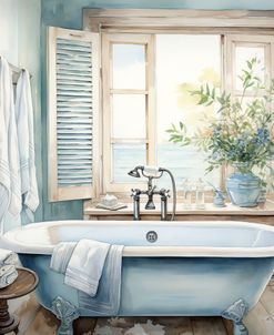 Blue Bathtub