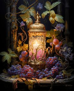 Candle With Fruit