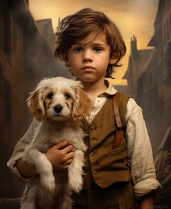Boy With His Dog