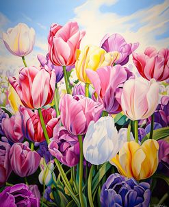 Tulips In Spring