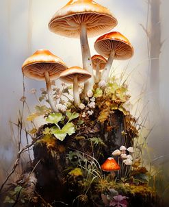 Mushrooms Orange