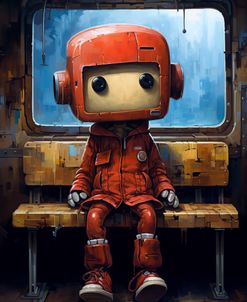 Red Robot In Train 1