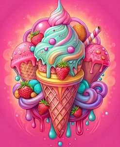 Ice Cream Fuchsia Dream  (2)