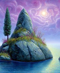 Surreal Lake And Rocks 2