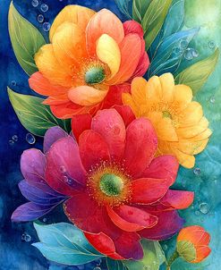Colourful Flowers  (1)