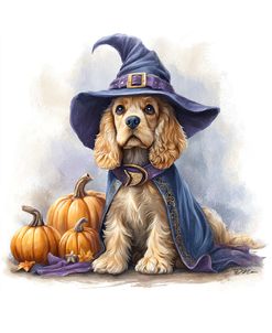 Blonde Cocker Spaniel Hello
