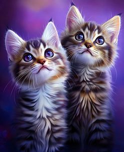 Two Careful Kittens