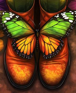 Butterfly Over The Boots