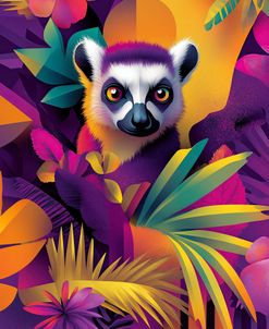 Lemur In Technicolor