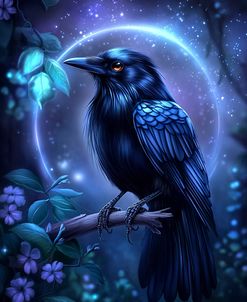 The Blue Fantastic Crow