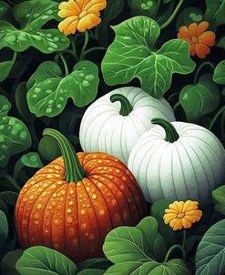 Three Pumpkins