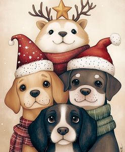 Dogs Friends Christmas 2