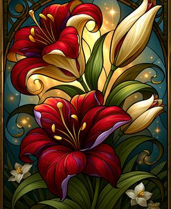 Crimson Lilies