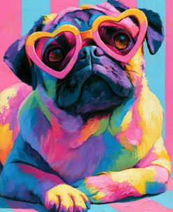 Pug In Pink