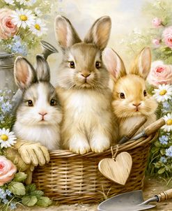 Spring Garden Bunnies