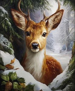 Forest Series – Portrait Of A Deer