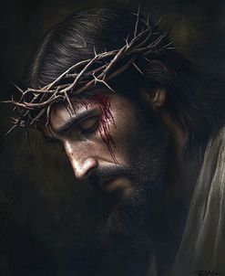 Crown Of Thorns Portrait Of Jesus (2)