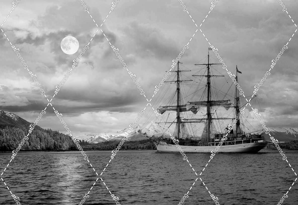 Ghostship & Moonlight, Juno, Alaska ‘09