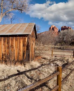 Cabin at Cathedral Rocks, Sedona, Arizona ’13 – Color