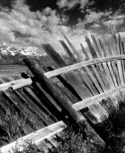 Leaning Fence, Wyoming 95