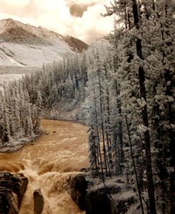 Sunwapta Falls, Canadian Rockies, Canada 06 – Infrared