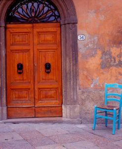 Blue Chair, Tuscany, Italy 06 – Color