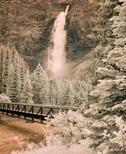 Takakkaw Falls & Bridge, Canadian Rockies, Canada 06 – Infrared