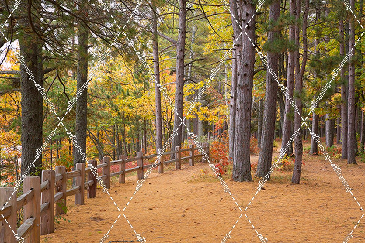 Fence At Wetmore Landing, Marquette, Michigan ’12-color