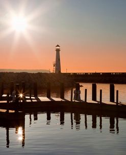 Saint Ignace Sunrise, St. Ignace, MI ’11 – color