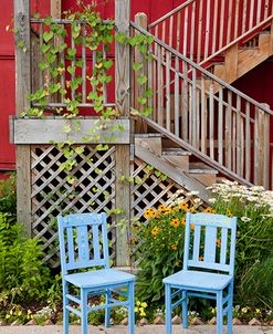 Two Blue Chairs, Saugatuck, Michigan ’10 – color