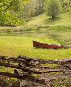 Canoe & Fence, West Virginia ’13-color