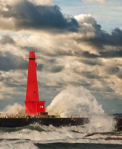 Muskegon South Breakwater Lighthouse, Muskegon, Michigan ’14 – Color