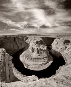 Horseshoe Bend & Clouds, Page, Arizona ’13 – IR