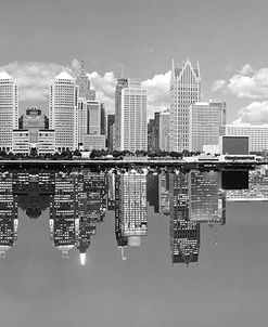 Detroit Skyline Panorama #2, Detroit, Michigan 00 – Pan