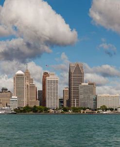 Detroit Skyline Panorama #3