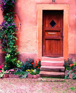 Wooden Door And Steps, France 99 – Color