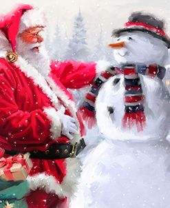 0649 Santa And Snowman