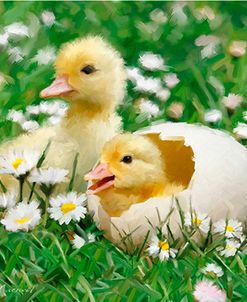 0699 Easter Chicks