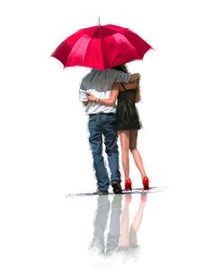 0646 Couple Under Umbrella