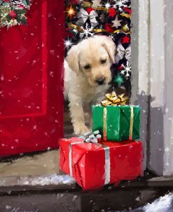 0337 Puppy With Presents