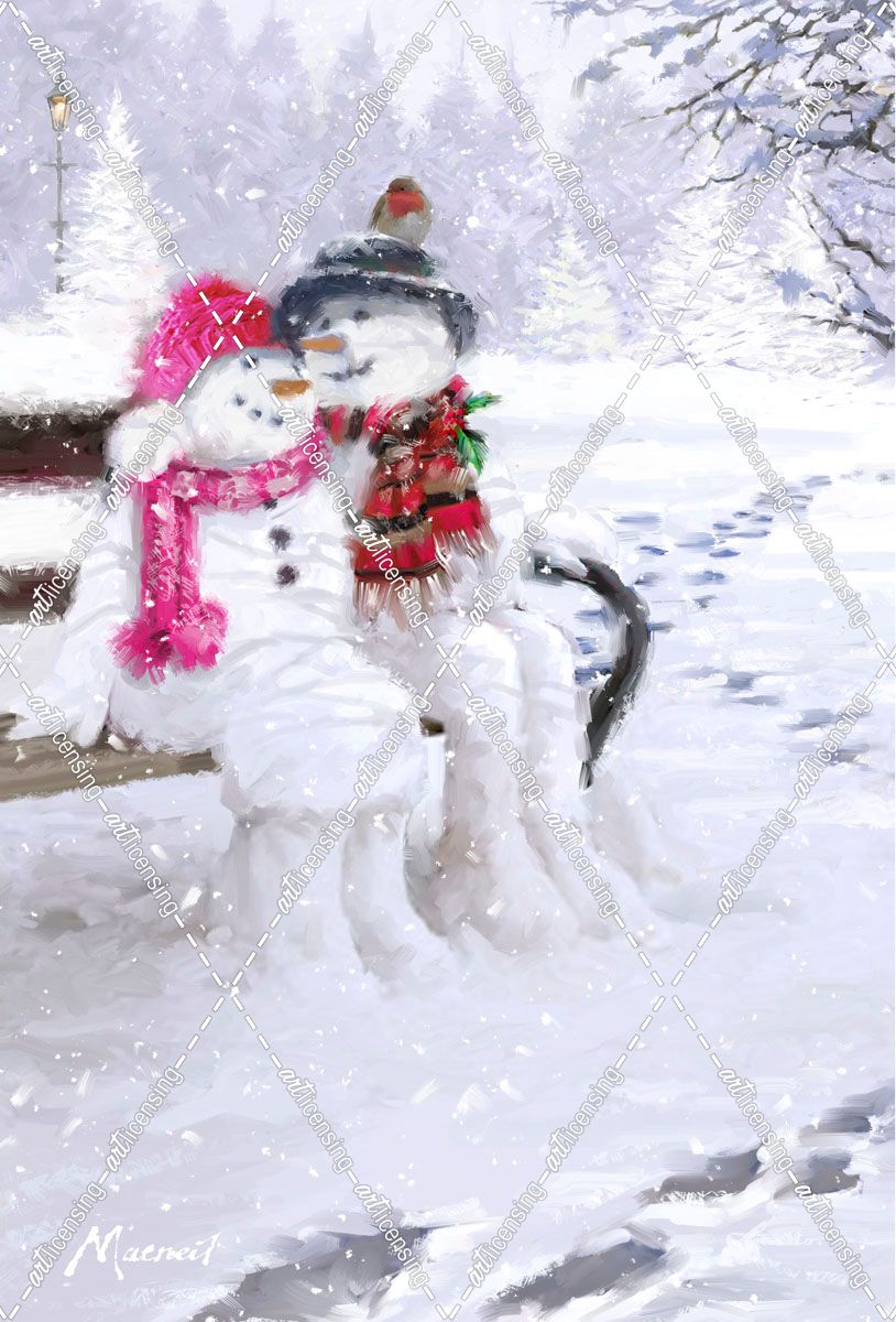 0439 Snow Couple