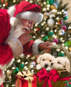 0483 Santa And Puppies