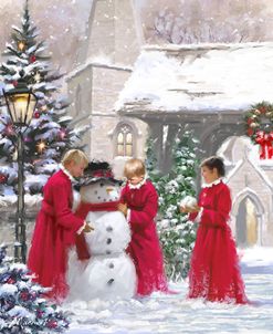 0469 Choirboys Building Snowman (2)