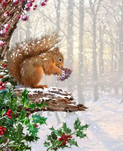 1265 Christmas Squirrel