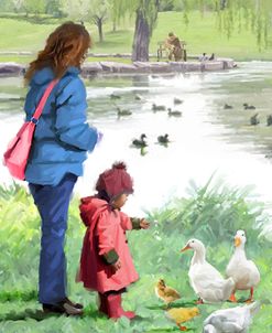 1025 Feeding Ducks