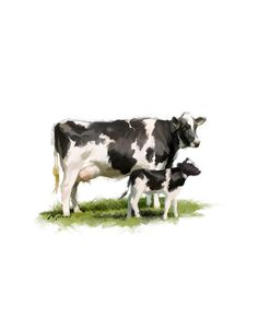 1123 Cow With Calf