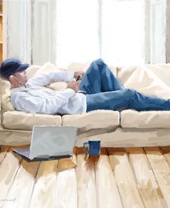 1148 Man Relaxing